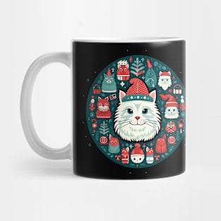 Norwegain Forest Cat  Xmas, Love Cats Mug